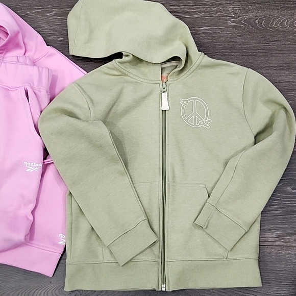 [Bundles] 3-Pack Girls Fleece Hoodie Sweatpants Set Cat&Jack Reebok - Picture 13 of 15